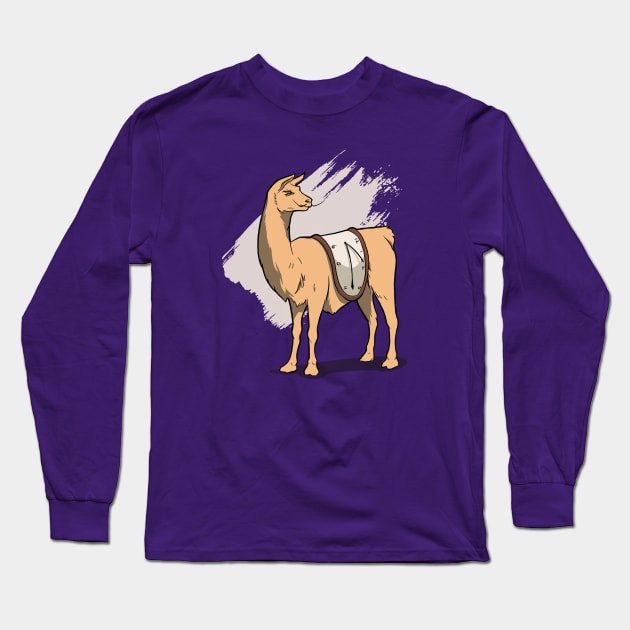 Dali Llama Long Sleeve T-Shirt by jpowersart